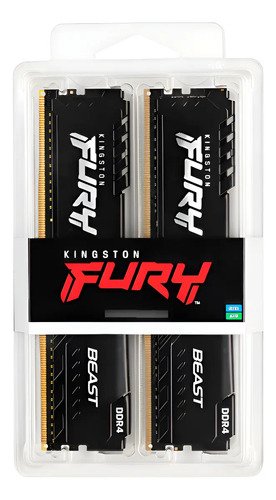 Memória Kingston Fury Beast 16GB (2x8GB) DDR4 3200MHz