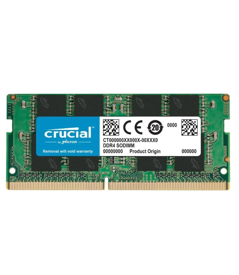 Memória Crucial 16GB DDR4 3200MHz SODIMM para notebook